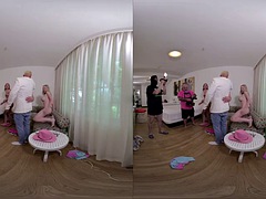 Dreidimensional, Leie, Tussi, Grosser schwanz, Grosse titten, Blasen, Gruppe, Hardcore