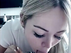 お尻, デカ尻, ブロンド, フェラチオ, 中出し, イく瞬間, オマンコ, オッパイの