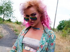 黒人, バック, ダブル開発, 手コキする, 異人種間, 淫乱熟女, 3p男男女, 三人