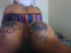 Amateur, Cul, Belle grosse femme bgf, Noire, Noir ébène, Webcam