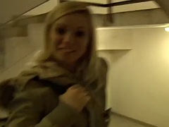 Amateur, Chica, Rubia, Mamada, Corridas faciales, Al aire libre, Pov, Realidad