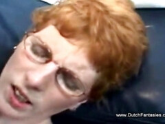 Gross Ginger-Haired Dutch COUGAR Getting Smashed Anyway To Perceive
