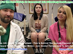 Clov Mina Moon Gets A Mandatory Gynecological Exam From Doctor Tampa