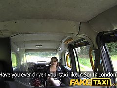 Lucia Love gets her tight ass drilled hard in fake taxi POV