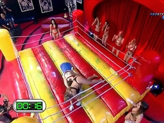 Oil Wrestling - Lesbian