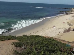 Playa, Rubia, Mamada, Papá, Masturbacion con pies, Pajear, Orgasmo, Al aire libre