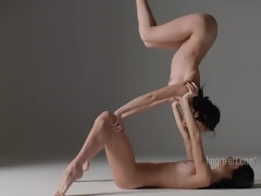 Julietta and Magdalena Nude Dance Performance